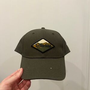 Timberland 100% Cotton Olive Green Cap